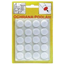 4868 Filcová ochrana samolepící | 103B - bílá 21x21x3 mm