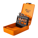 RICHMANN PC8945 RICHMANN Sada kuželových a odhrotovacích záhlubníků HSS, 6 dílů | 6,3-20,5 mm, kovový obal