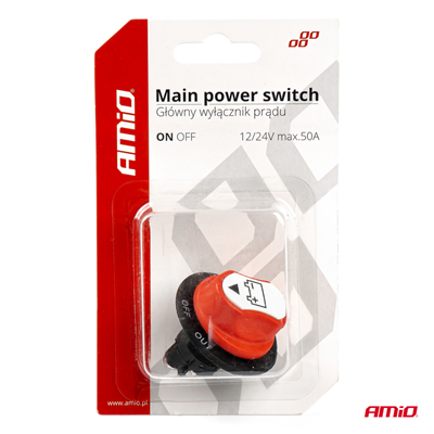Hlavní vypínač autobaterie 12/24 max.50A-03025