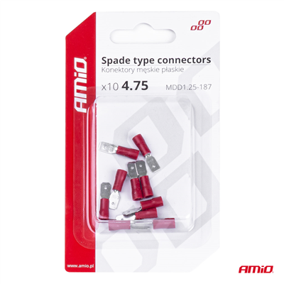 Sada elektrických konektorů 5.6mm 0.5-1.5mm2 10A 10 ks