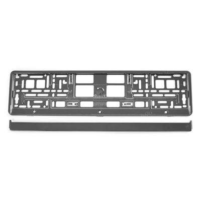 Podložka pod SPZ - grafitova metalizovaná / Z