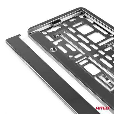 Podložka pod SPZ - grafitova metalizovaná / Z