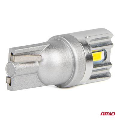 LED STANDARD BULBS T10 W5W 2x1860 SMD White 12V/24V AMIO-03719