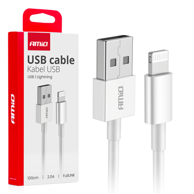 Kabel USB na nabíjení 2A 100cm FullLINK AMiO-03895