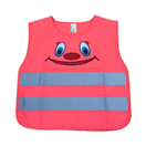 Amio 03988 Výstražná vesta dětská růžová SMILE AMiO-03988