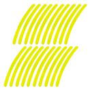 Amio 03112 Reflexní nálepky na kola auta 20ks