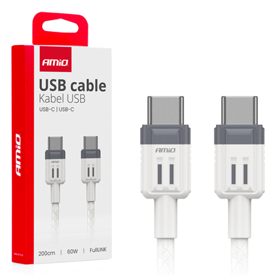 Kabel ´USB-C na USB-C 60W 200cm FullLINK AMIO-03909
