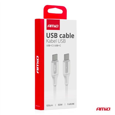 Kabel ´USB-C na USB-C 60W 100cm FullLINK AMIO-03920