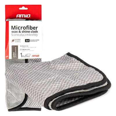 Utěrka na vosk a lesk z mikrovlákna 40x40cm 600g AMIO-03976