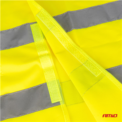 Reflexní vesta XXXL žlutá s certifikátem AMiO-03935