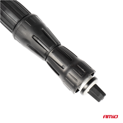Teleskopický průtokový kartáč na mytí auta 171-300cm AMIO-03957