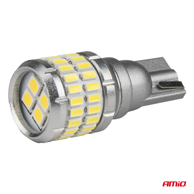 LED žárovky CANBUS T15 W16W 48SMD 4SMD 3014 3030 Bíla 12V 24V AMiO-04261