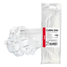 Amio 04307 Upínací pásky bílé 2,5 x 200 mm 100 ks. AMIO-04307