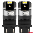 Amio 03588 LED CANBUS PRO series 3157 P27/7W 4x3030 SMD White 12/24V CANBUS AMIO-03588