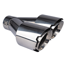 Amio 04068 Koncovka tlumiče výfuku z nerezové oceli, chrom AMIO-04068