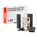 Amio 04122 Sada očkových spojek a smršťovacích bužírek 140 ks AMiO-04122