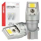 Amio 04256 LED žárovky CANBUS T10 W5W 2SMD 3570 White 12V 24V AMiO-04256