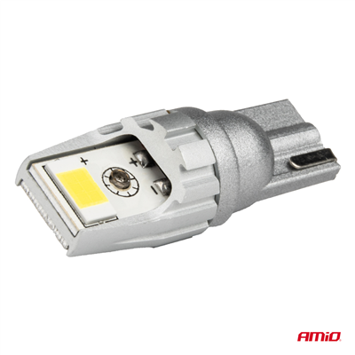 LED žárovky CANBUS T10 W5W 2SMD 3570 White 12V 24V AMiO-04256