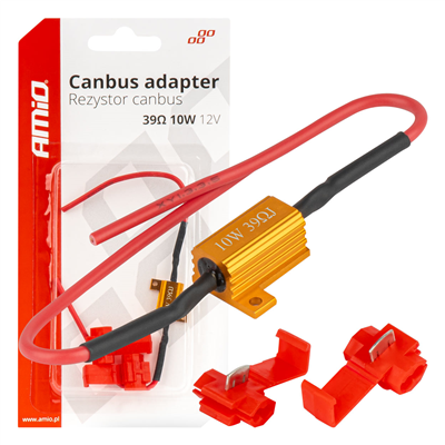Rezistor pro LED žárovky CANBUS 39? 10W AMiO-04091