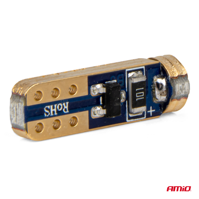 LED BUBLS STANDARD Blue T5 12V 3030 1LED HP AMIO-03728