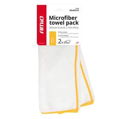 Utěrka z mikrovlákna 30x40cm 275g AMIO-03740