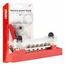 Amio 03810 Uzemňovací rozváděč plus přípojnice M6 12V - 48V 150A AMIO-03810