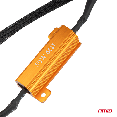 Rezistor pro LED žárovky CANBUS 6? 50W H7 AMiO-04089