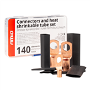 Amio 04121 Sada očkových spojek a smršťovacích bužírek 140 ks AMiO-04121