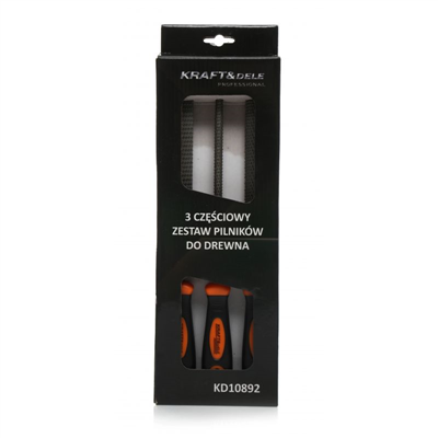 Kraft&Dele KD10892, Sada pilníků na kov 3 ks 200 mm