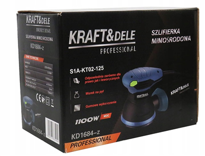 Kraft&Dele KD1684-Z, Excentrická bruska 1100 W
