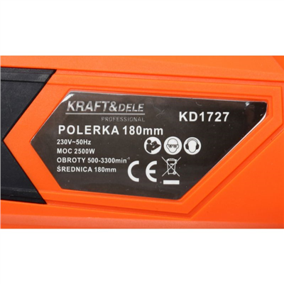 Kraft&Dele KD1727, Leštička 2500 W
