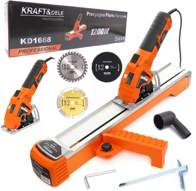 Kraft&Dele KD1668, Kotoučová pila 1200 W s podstavcem