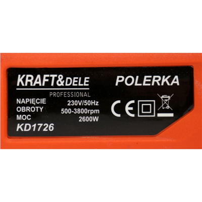 Kraft&Dele KD1726, Leštička 2600 W
