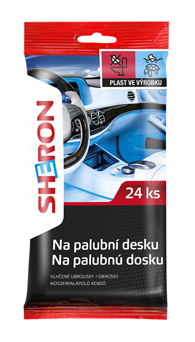 SHERON Ubrousky na palubní desku 24 ks