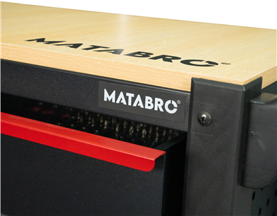 Matabro MB-TC05, Dílenský vozík s nářadím | 12 zásuvek | Červený | 542 ks