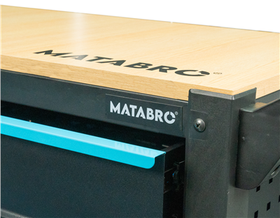 Matabro MB-TC06, Dílenský vozík s nářadím | 12 zásuvek | Modrý | 360 ks