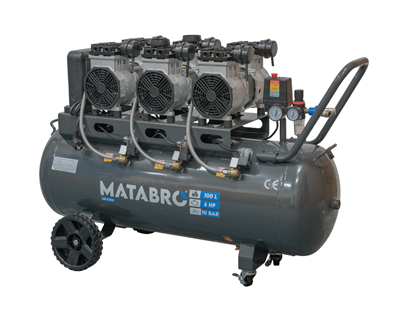 Matabro MB-K206, Bezolejový kompresor 100l, 230V, 6 pístů | 4500W