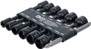 BGS technic 74423 BGS 74423, Sada nástrčných šestihranných hlavic | pohon vnější šestihran 6,3 mm (1/4) | pro vrtačky | 1/4 - 1/2, 6 - 13 mm | 14dílná