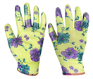 Garvia 22022 Rukavice zahradní vel. 9 NITRILE flowers green