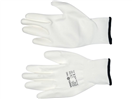 Vorel TO-74082 Rukavice pracovní bílé PU vel.10