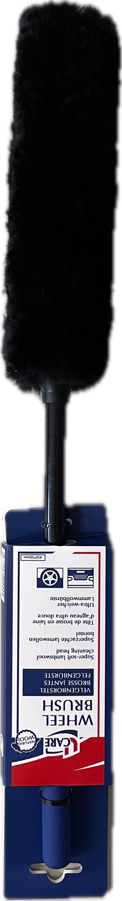 Kartáč na alu kola z ovčí vlny