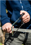 Hazet 1981 Pilka na kov, malá 1981 | 252 mm, 32 zubů/palec