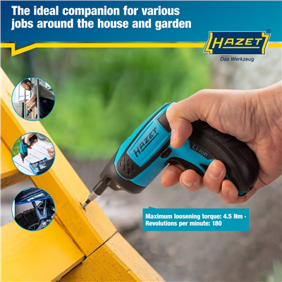 Sada Aku šroubováků na bity mini | 7-dílná, 4.5 Nm, TORX®, Pozidriv, šestihran