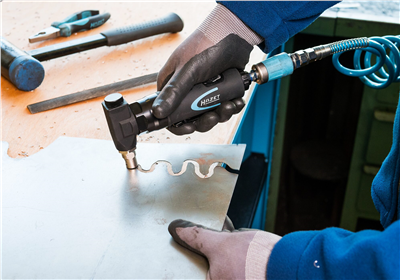 Nůžky na plech 9036N-1 | Délka 185 mm, Řezný výkon 1,2 mm ocel, Hliník 1,6 mm