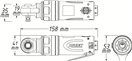 Hazet 9021SR-1 Ráčnový šroubovák (stlačený vzduch)