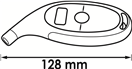 Vigor V1423 VIGOR V1423, Měřič tlaku v pneumatikách | Digitální, 128 mm, 0,15–7 bar