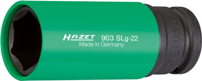 Nástrčná hlavice pro rázový a strojový utahovák | 1/2 palce (12,5 mm), Velikost 22 mm