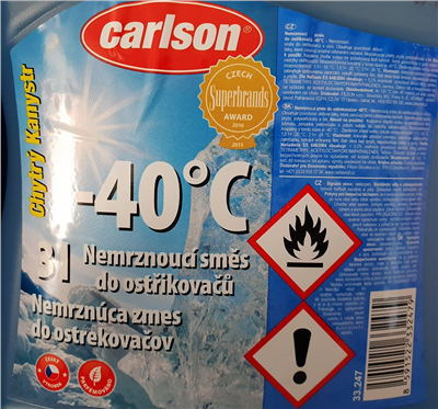 Nemrznoucí směs do ostřikovačů 3L - 40°C