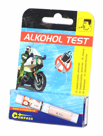 01525 Detekční trubička - alkohol test