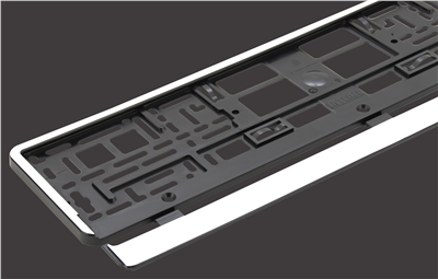 91570 Podložka pod SPZ WHITE STRIP